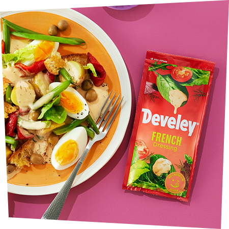 Develey French Dressing 25 ml Portionsbeutel Salatbowl