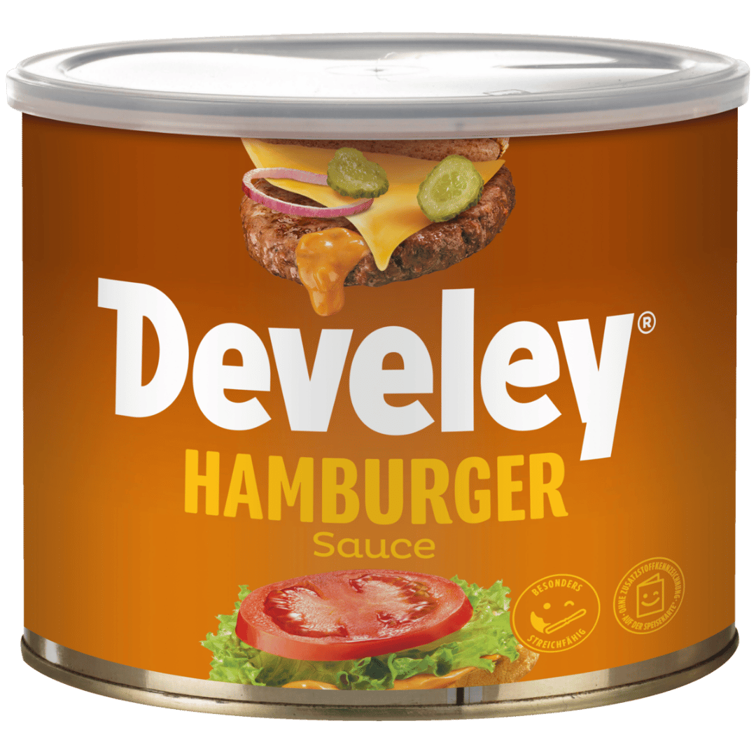 Die Hamburger Sauce von Develey in der 2 kg Dose für Großverbraucher