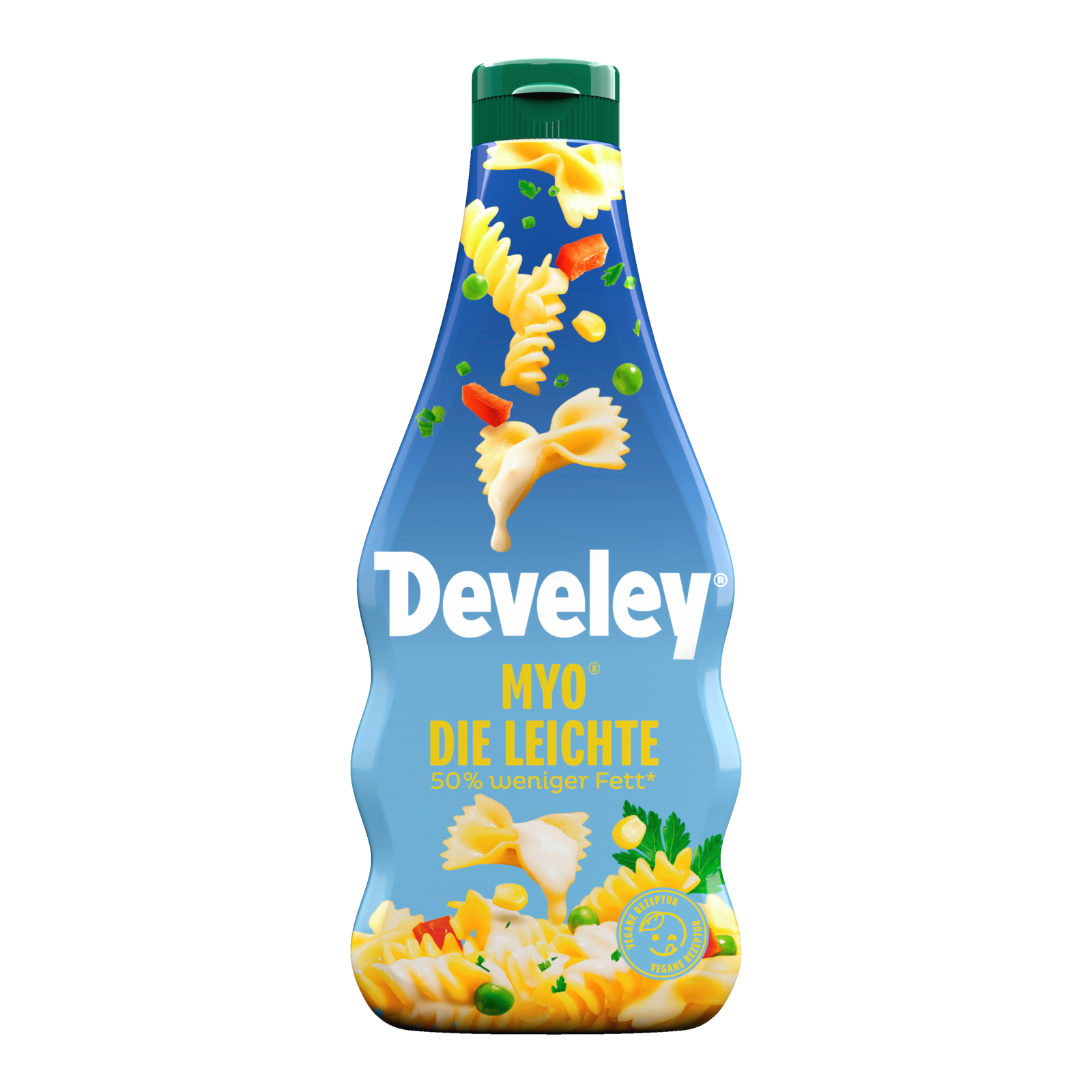 Develey "Unser Original" die Leichte Myo vegan (500 ml) Flasche