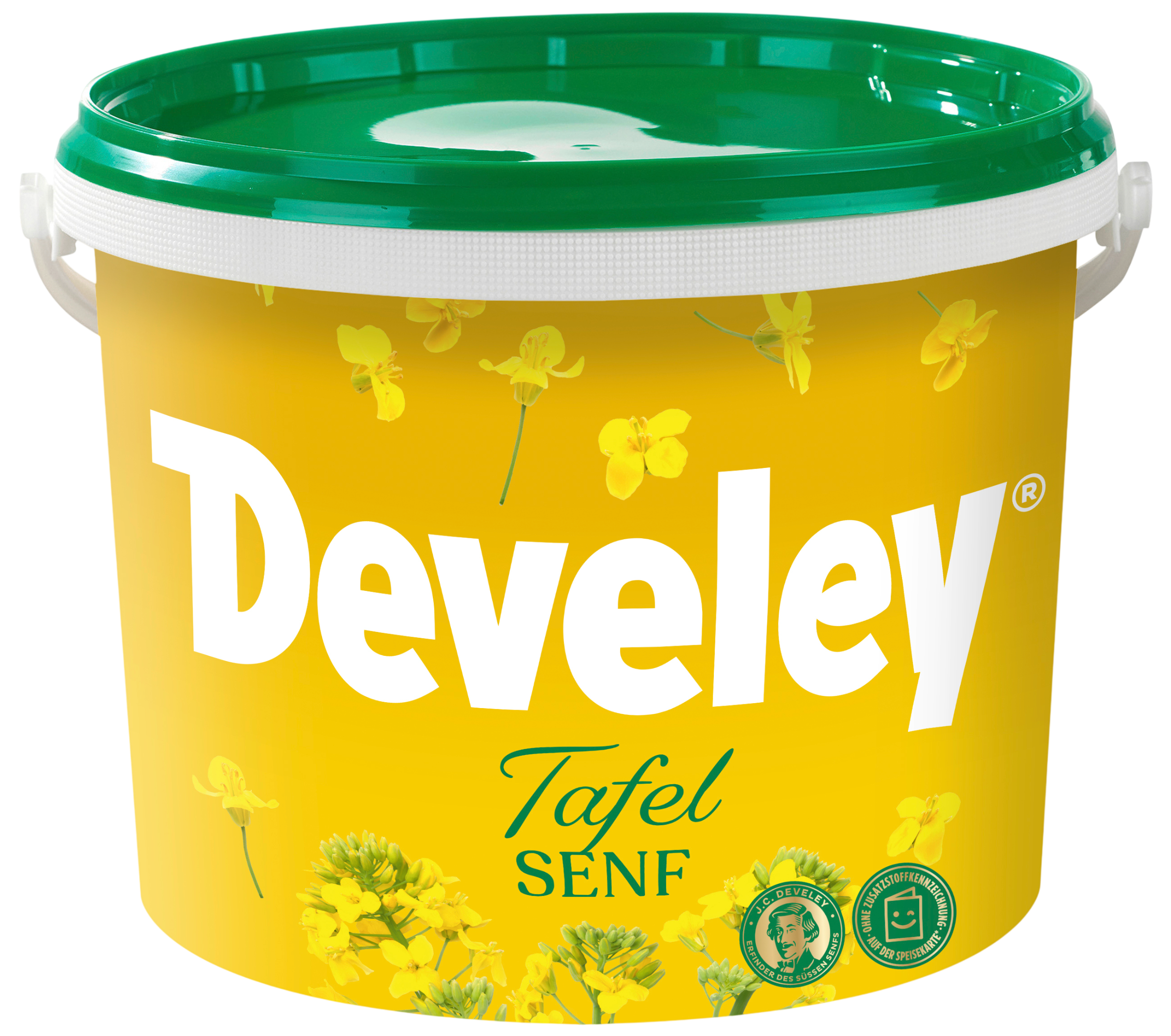 Develey Tafel Senf (10 kg) Eimer