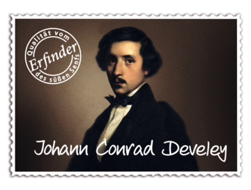 Geschichte: Briefmarke des süßen Senf Erfinders Johann Conrad Develey