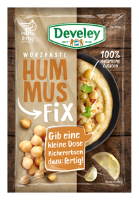 Neu: Pasten Fix Würzpaste Hummus 40ml Beutel fertig in 1 Min. Neuprodukt