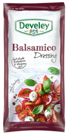 Balsamico Dressing im Portionsbeutel, 75ml zum mitnehmen, passt zu Avocado, Tomate-Mozzarella, Salat und Grillgemüse