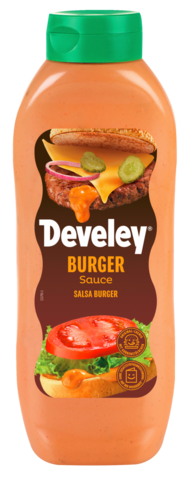 Develey Hamburger Sauce Kopfstandflasche 875 ml
