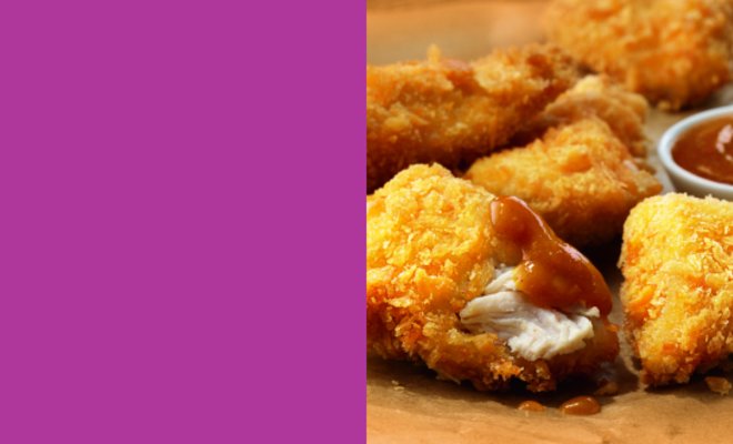 Chicken Nuggets als Rezeptvorschlag für die Curry Sauce