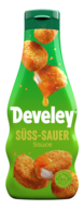 Die Süßsauer Sauce von Develey ist fruchtig würzig und passt perfekt zu Ofenkartoffeln,  Grillgemüse und Geflügel, Squeeze, 250ml, grillsoße, vegan. vegetarisch