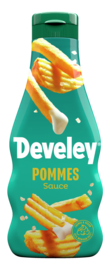 Die Pommes Sauce von Develey ist vegan und passt perfekt zu Pommes, Grillgemüse und Ofenkartoffel, Squeeze, 250ml, grillsoße, vegan,  vegetarisch
