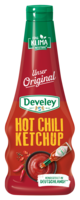 Unser Original Hot Chili Ketchup in der 500ml Squeeze-Flasche, Tomaten Ketchup, vegetarisch, vegan, scharf. tabasco, chili soße