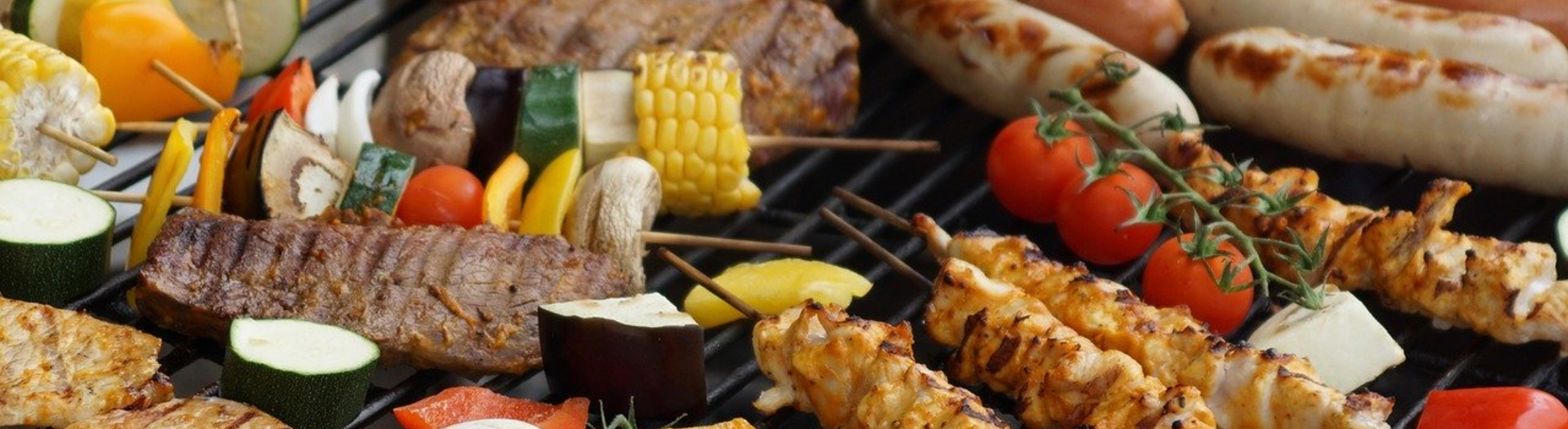 Develey BBQ: Grillgemuese, Fleisch, wurst