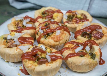 Rezept, Gericht von Develey: Chili Cheese Muffins mit Hot Chili Ketchup