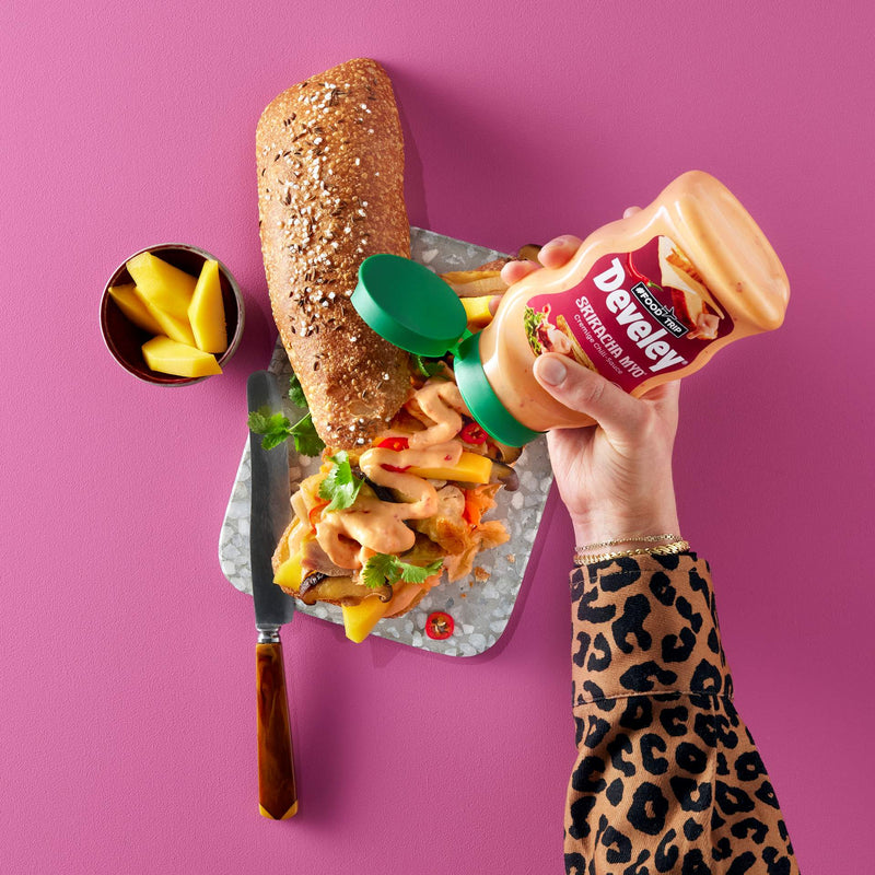 Crispy Chicken Sandwiches mit Kimchi