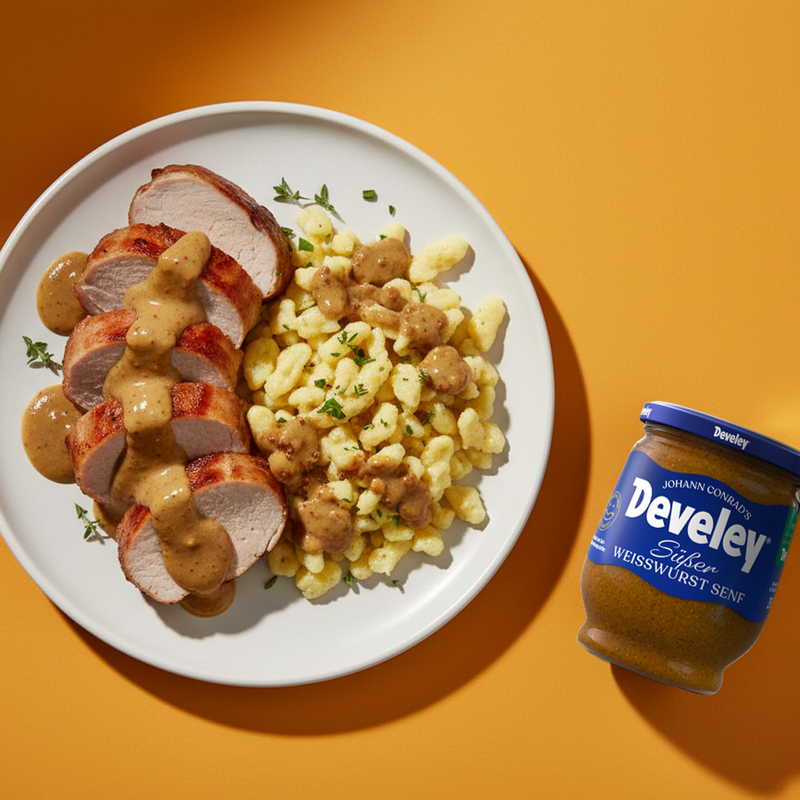 Schweinefilet in Sahnesoße