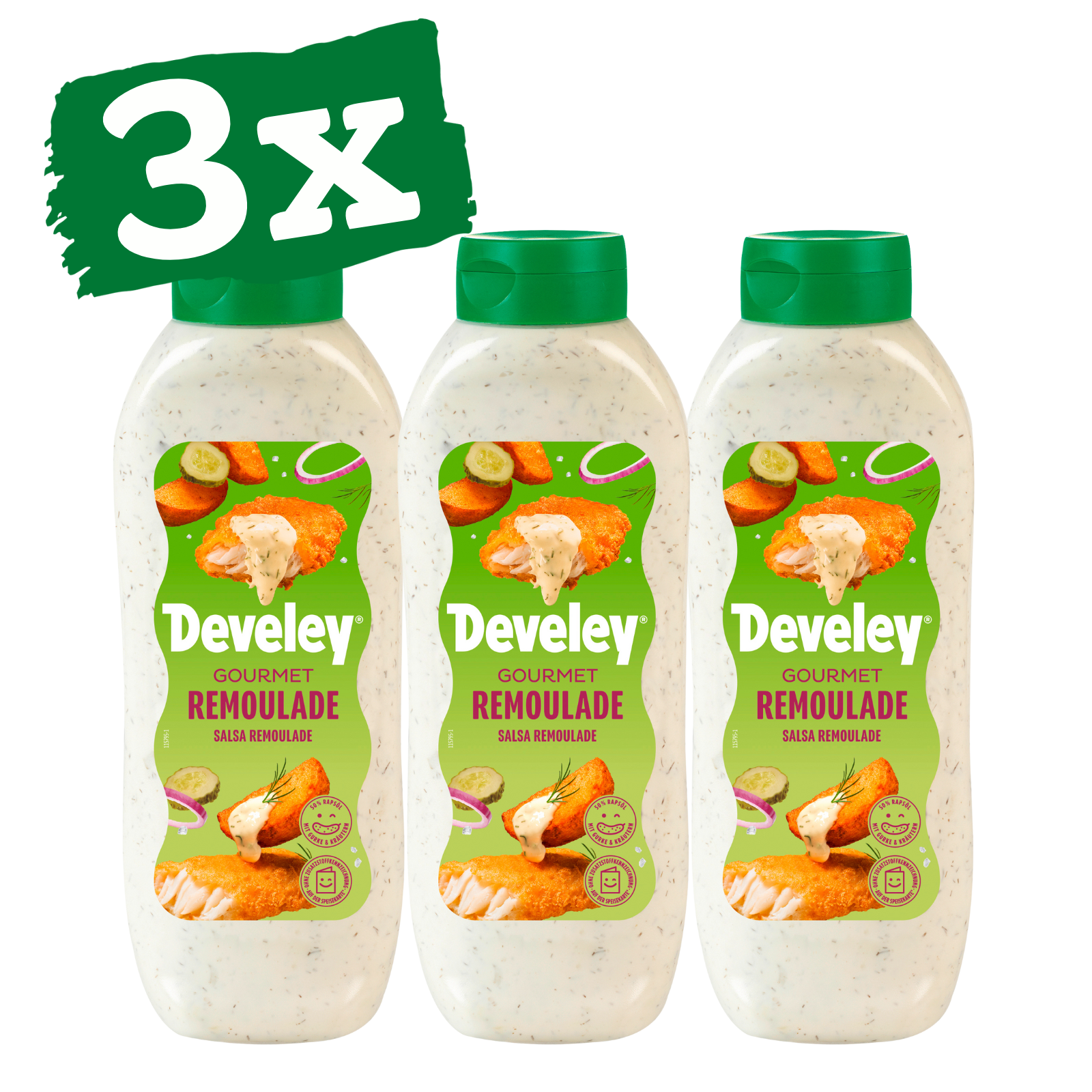 Develey Remoulade Kopfstandflsche 875 ml