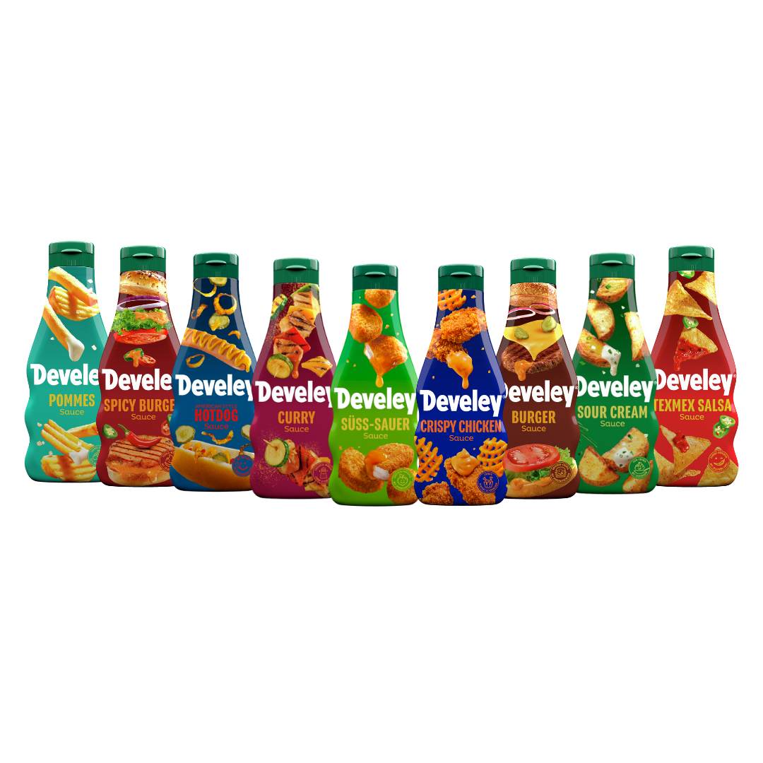 Develey Black Week All You Can Dip Set (9x 250ml)