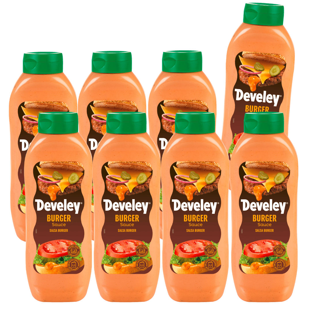 Die Develey Burger Sauce im 875 ml Großgebinde im 8er Multipack