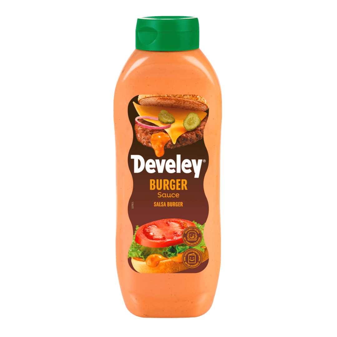 Die Develey Burger Sauce im 875 ml Großgebinde