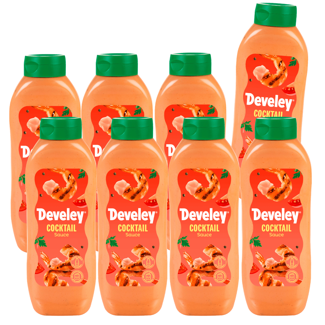 Die Cocktail Sauce von Develey im 875 ml Großgebinde im 8er Vorteils-Set