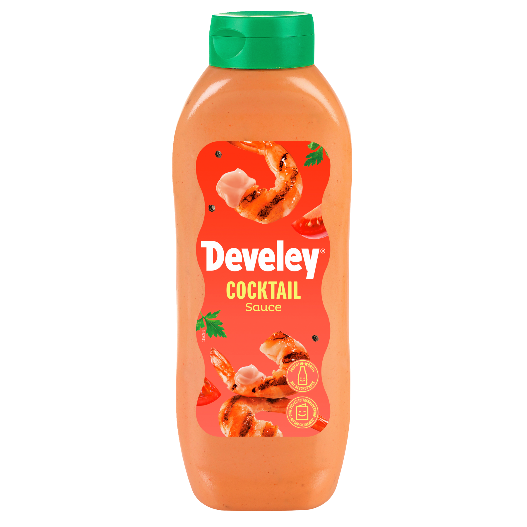 Develey Cocktail Sauce Kopfstandflasche 875 ml