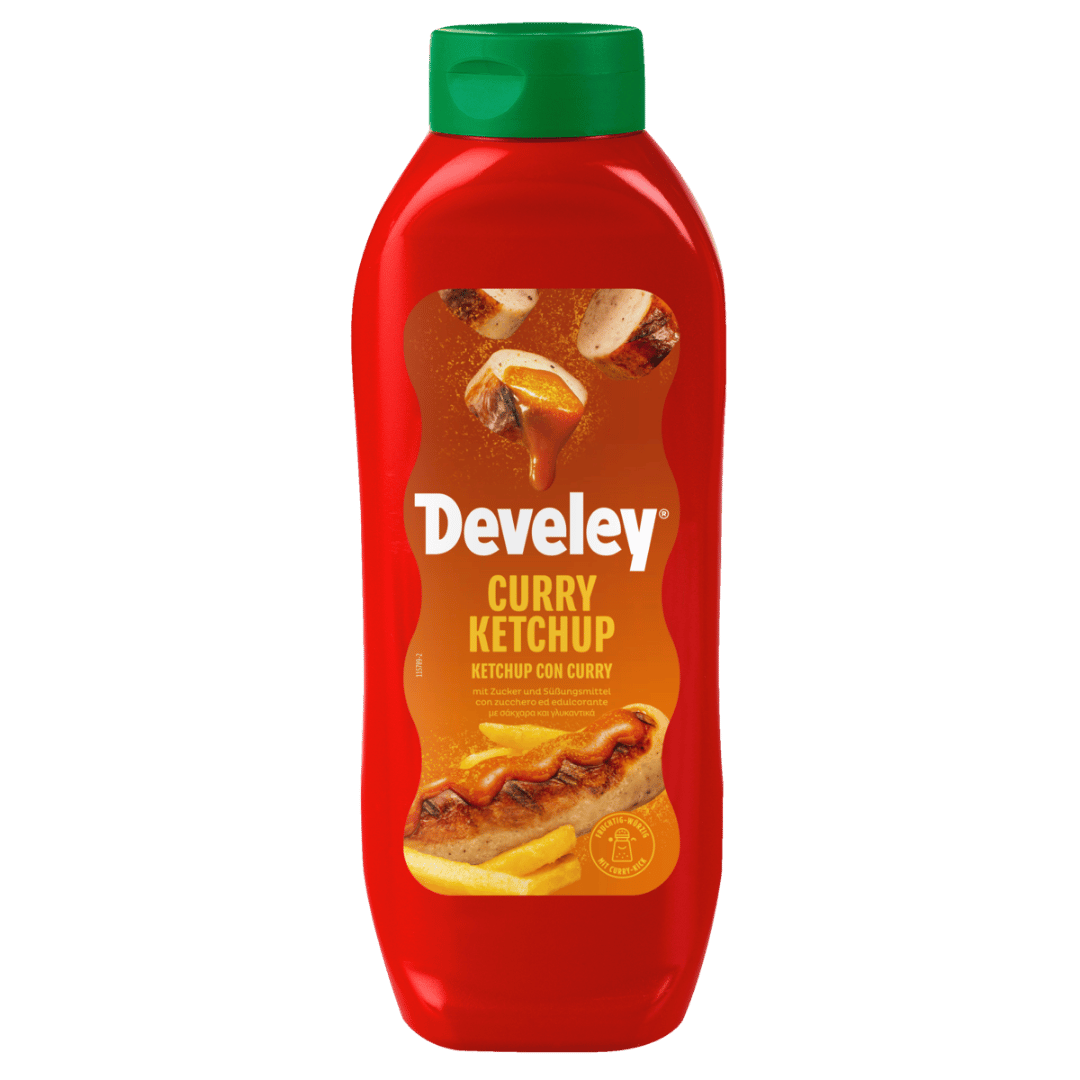 Das Curry Ketchup von Develey im 875 ml Großgebinde