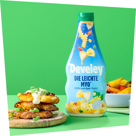 Develey Die Leichte Myo smashed potatoes