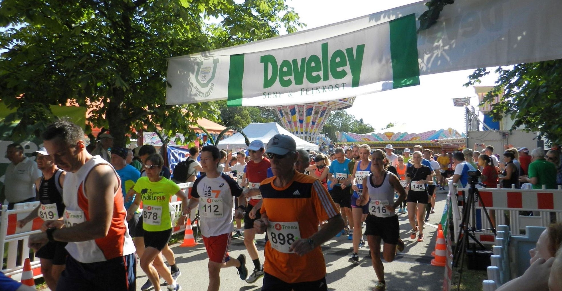 Develey Nachhaltigkeit Menschen Spendenlauf Run for trees in Unterhaching