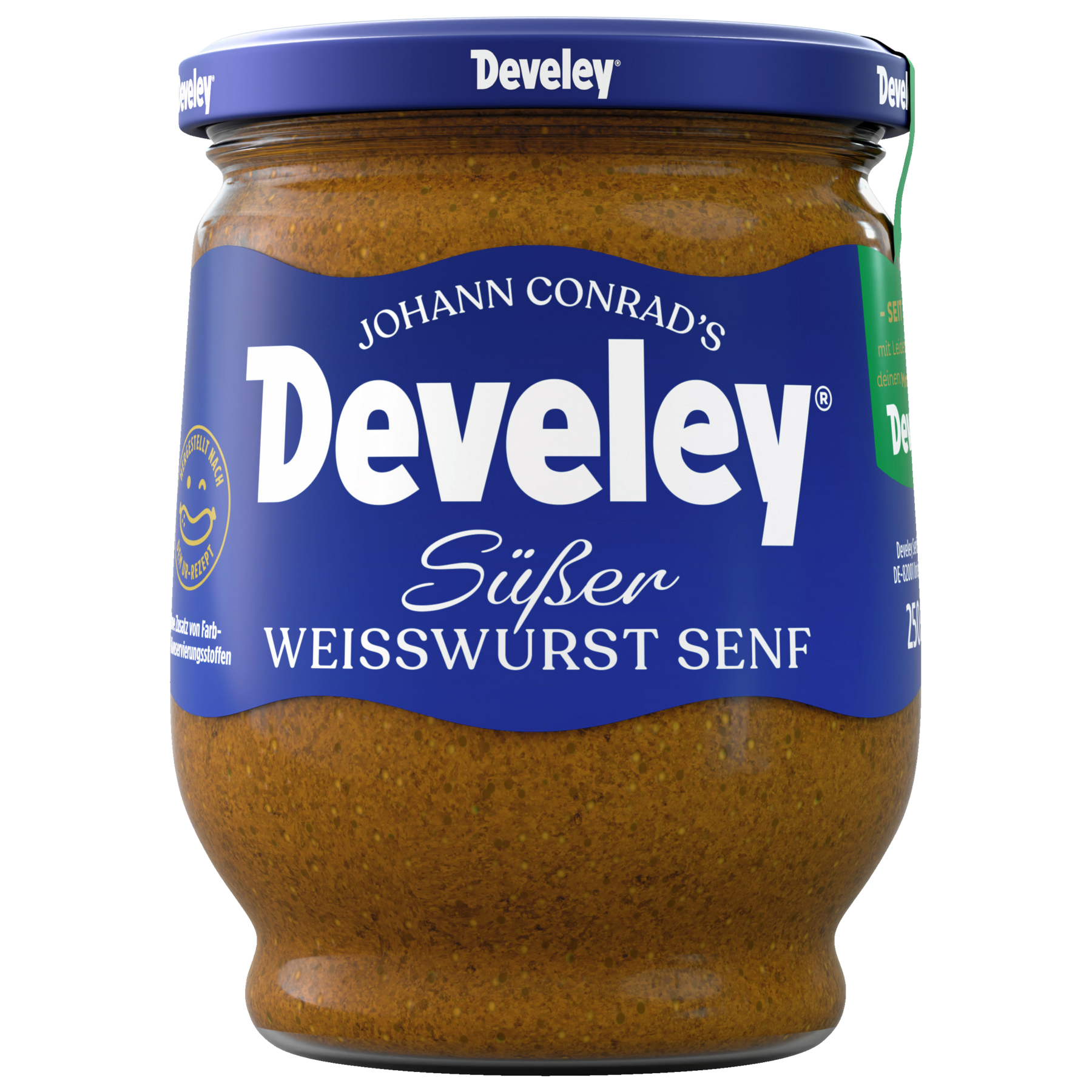 Develey Original Münchner Weißwurstsenf im 250 ml Glas