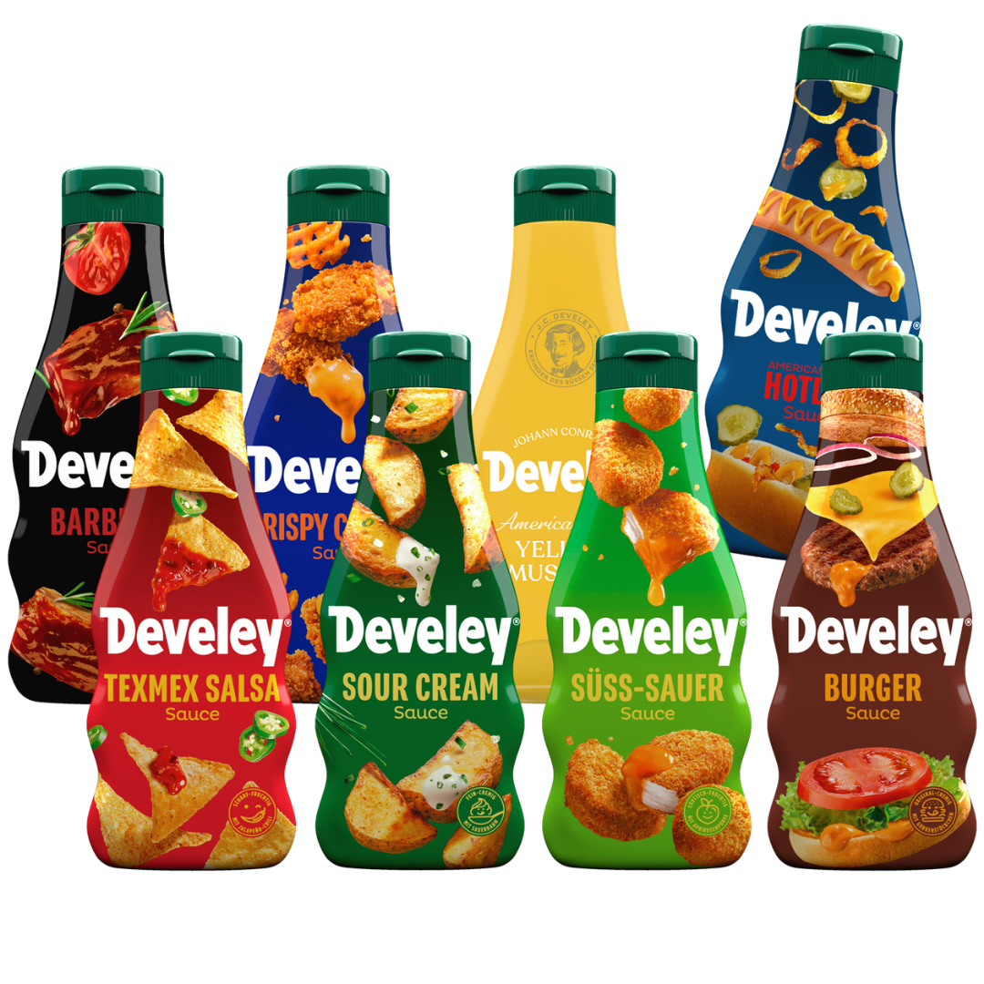 Develey Grill & Snack Pack (8 x 250 ml)