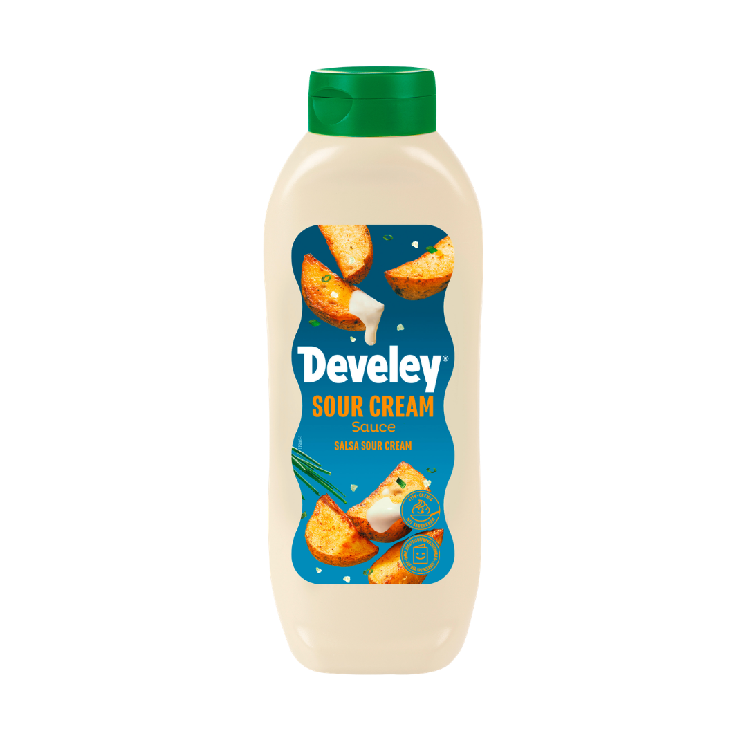 Die Sour Cream Sauce von Develey im 875 ml Großgebinde