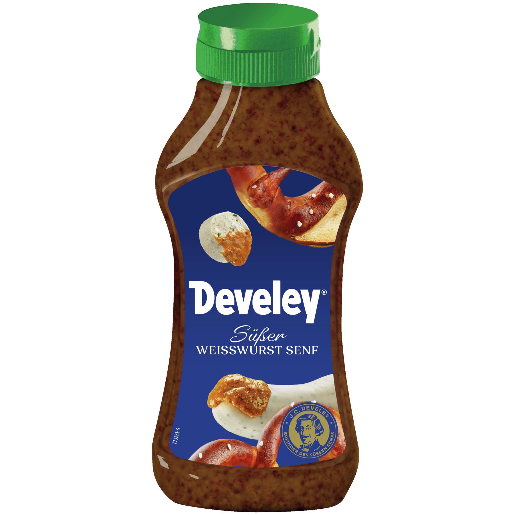 Develey Original Münchner Weißwurstsenf in der 300 ml Squeeze