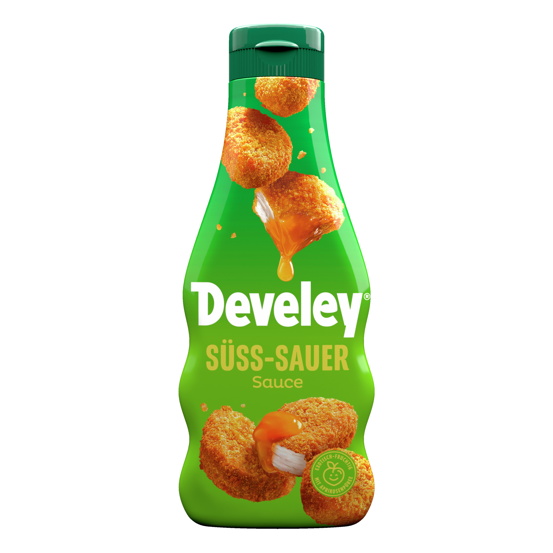 Die Süßsauer Sauce von Develey ist fruchtig würzig und passt perfekt zu Ofenkartoffeln,  Grillgemüse und Geflügel, Squeeze, 250ml, Grillsaue, vegan, vegetarisch