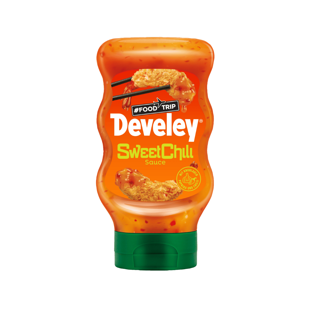 Die Foodtrip Sweet Chili Sauce von Develey in der handlichen 300 ml Flasche