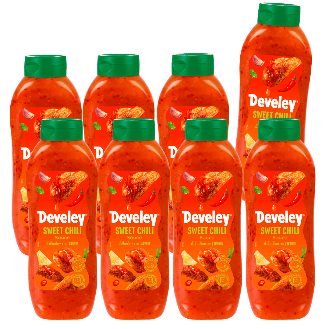 Develey Sweet Chili Sauce im 875 ml Großgebinde im 8er Multipack