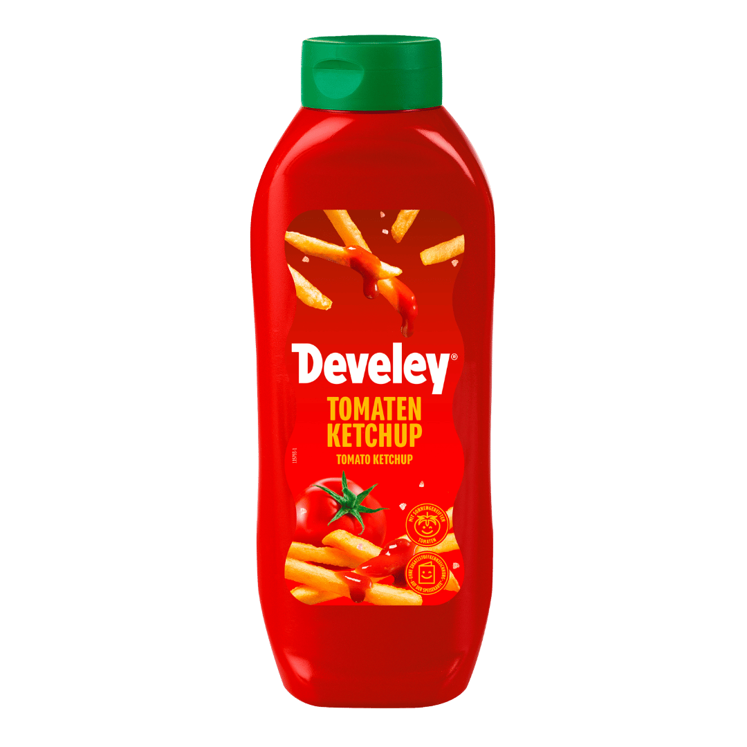 Der Tomaten Ketchup von Develey im 875 ml Großgebinde