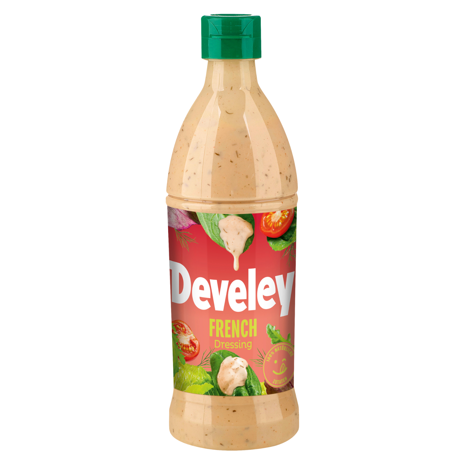 French Dressing in der Plastikflasche, 500ml, passt zu Ofenkartoffeln Salat und Grillgemüse, vegetarisch, glutenfrei, laktosefrei