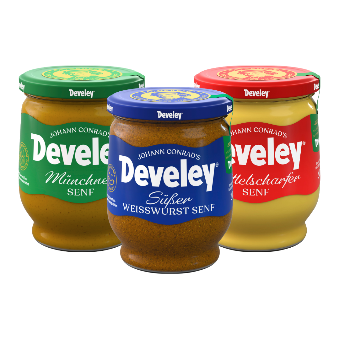 Develey_mittelscharfer Senf_250ml_8erPack