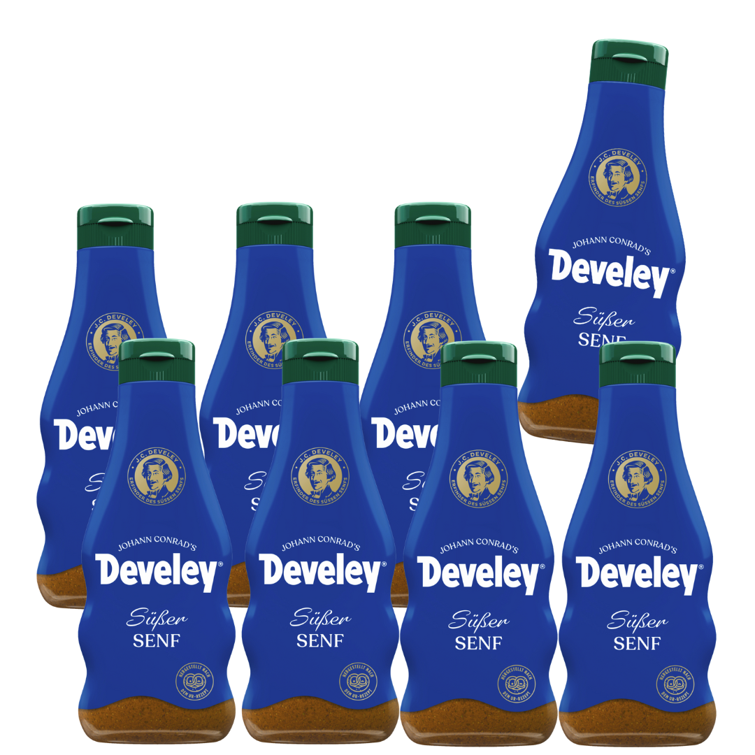 Develey_Süßer Senf_250ml_8erPack