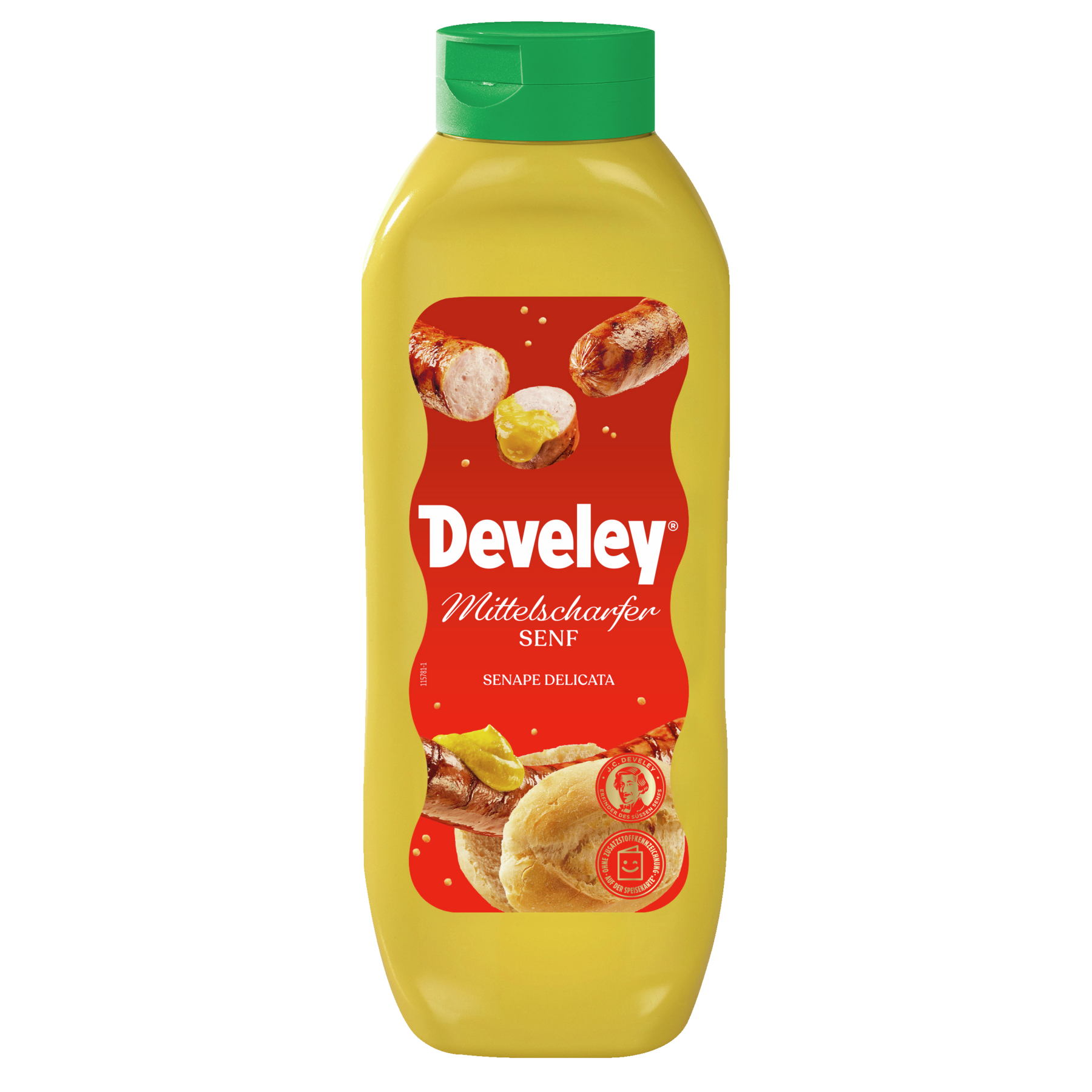 Develey Senf Mittelscharf (875ml)