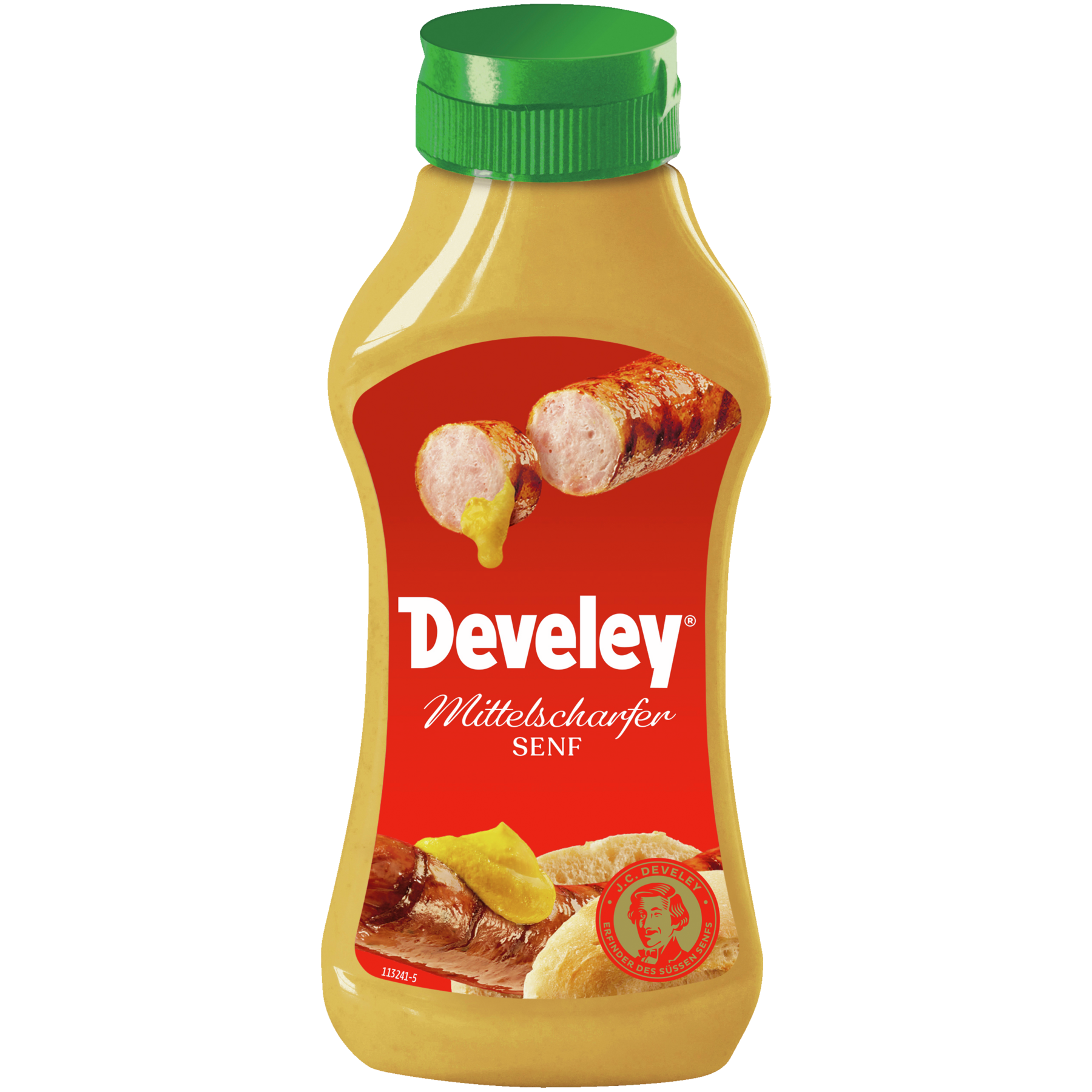 Develey Senf Mittelscharf (300 ml) Squeeze